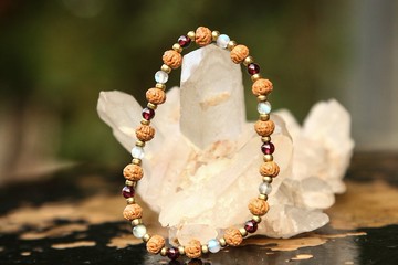 【手環系列】6mm 5辦 迷你金剛菩提 多寶手環 (歡迎私訊客製)