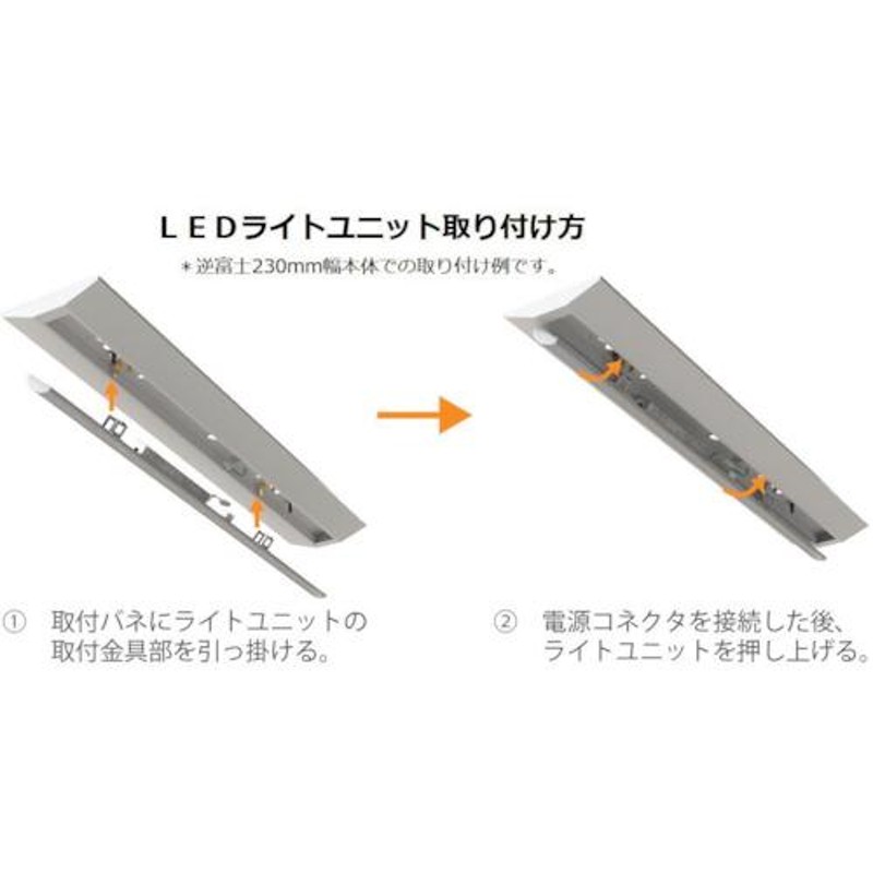 ホタルクス ホタルック残光機能付ＬＥＤ一体型ベース照明Ｎｕ逆富士形