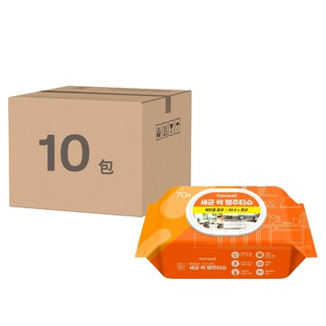 Tamsa 99.9%抗菌廚房濕紙巾  60g  70張  10包