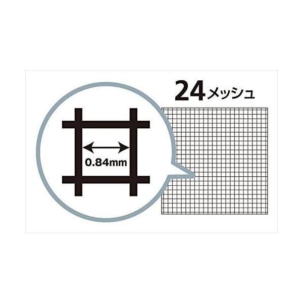 ダイオ化成 防虫網 ダイオネットP 2424 91cmX30m ブラック