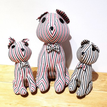 【花布先生】貓咪-條紋領結