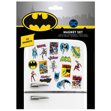 Batman 蝙蝠俠 進口冰箱磁鐵組 19個磁鐵  17.5 x 24 x 1cm