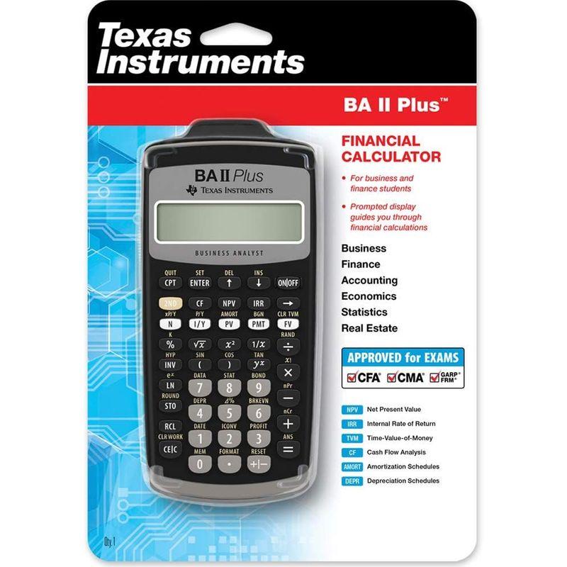 Texas Instruments BA II Plus Financial Calculator 輸入品