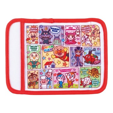 PINOCCHIO ANPANMAN 多功能安全帶套  麵包超人 紅色 + 黃色  1個