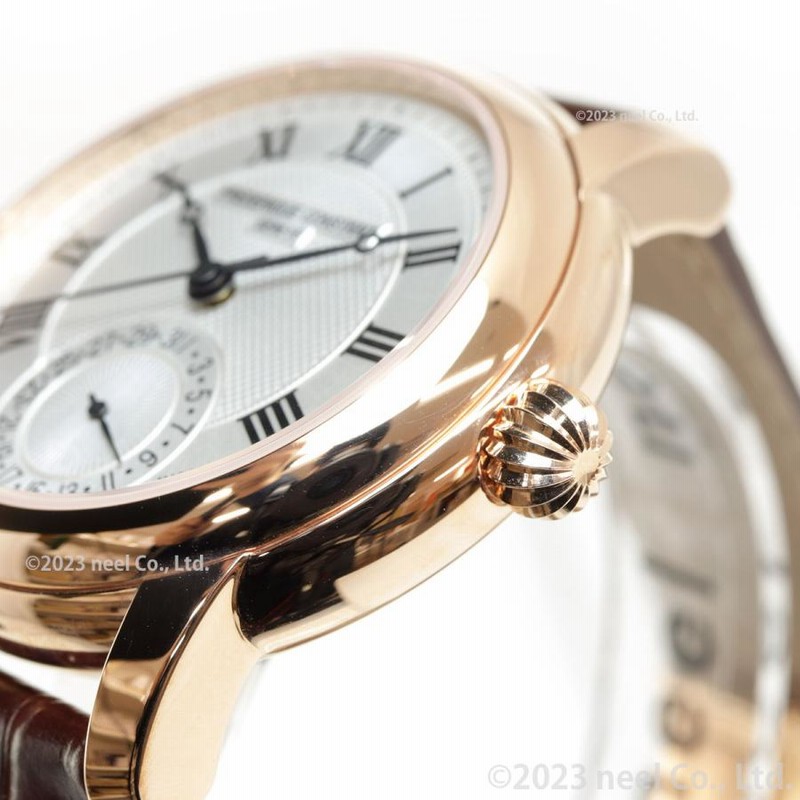 腕時計　フレデリック・コンスタント　自動巻き　日付　メンズ　R1558お１ 豪華おまけ有） フレデリック コンスタント マニュファ