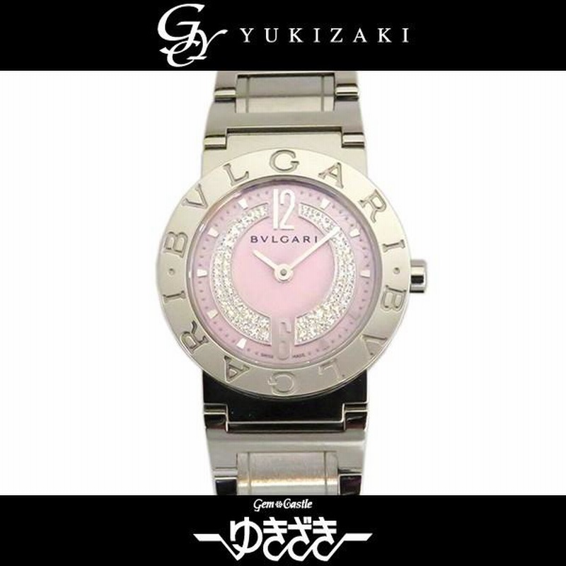 ブルガリ BVLGARI ブルガリブルガリ BB26C2SS/DN ピンク文字盤 新品 