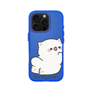 iPhone 16 Pro Clear 激光藍 - fluffystar 毛絨絨星人 - Nini貼貼