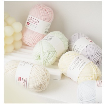 lifeyarn4股牛奶棉 牛奶棉 毛線 四股牛奶棉 精梳牛奶棉 寶寶毛線 牛奶棉毛線 手工編織 圍巾毛線 牛奶綿 棉線