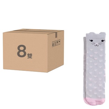 HUDSON BABY嬰幼兒童襪 及膝襪8雙組 粉貓熊  M