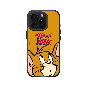 iPhone 16 Pro Clear 酷墨灰 - 湯姆貓與傑利鼠 Tom and Jerry - 大臉傑利鼠