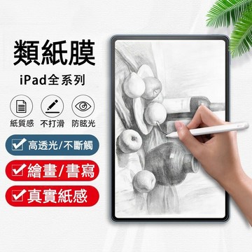 類紙膜 繪畫 書寫膜 適用於 iPad 11代 A19 10 9 Air 6 M5 2026 mini7 保護貼 防指紋