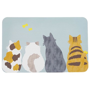 軟式PU踏墊 38×59 CATS 貓 NA04 NITORI宜得利家居