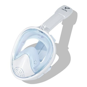 ITS LIFE 全臉浮潛面罩 第三代  淡藍色  L~XL