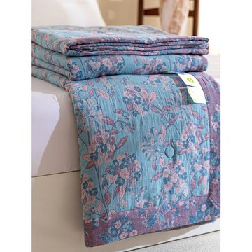 2026新款送媽媽百福被夏涼被空調被夏季雙層紗純棉花紗布喜慶福被