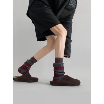 誰把條紋襪做的這么好看~愛上條紋和呼吸一眼簡單~高級慵懶感拉滿