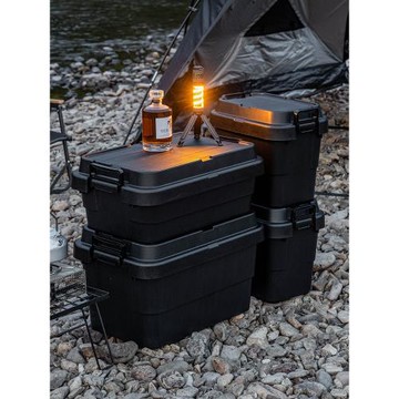 戶外露營大號收納箱大容量日式儲物箱陽臺雜物箱野外車載后備箱子