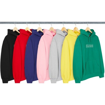 【逢甲 FUZZY】Supreme Kaws Chalk Logo Hoddie Navy 帽T SS21SW39