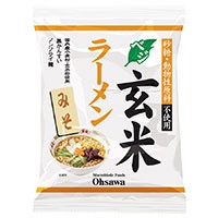 オーサワのベジ玄米ラーメン（みそ）（118g（うち麺80g））