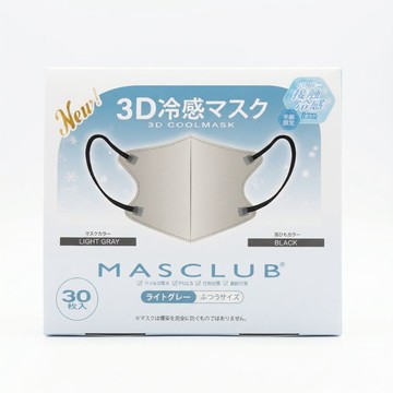 立體口罩 MASCLUB 3D雙色美顏口罩 30入 立體口罩 修飾臉型 柔軟耳帶 不易沾妝 成人口罩 日系口罩