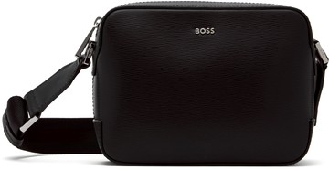 BOSS 黑色徽标斜挎包