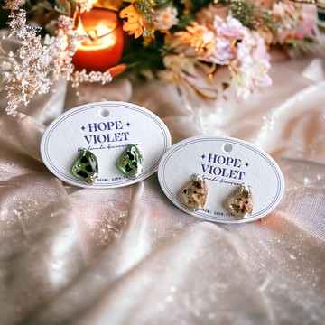 色彩洋溢系列耳環No.3- Glowing Lives