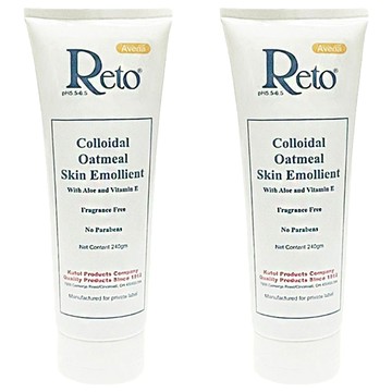 Reto 燕麥膠體皮膚滋潤劑 軟管 無菌包裝 不含香料 不含油脂  2條  240ml