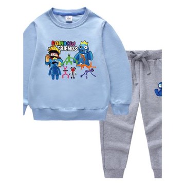 2025秋季兒童全棉衛衣套裝彩虹朋友Roblox rainbow friends藍胖子
