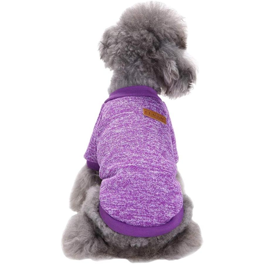 Cobee Dog Sweaters for Small Dogs, Classic Solid Color Knitwear Winter –  KOL PET