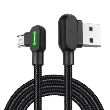 【Mcdodo麥多多】Micro安卓充電線 快充彎頭 紐扣系列 50cm/120cm/180cm/300cm【JC科技】