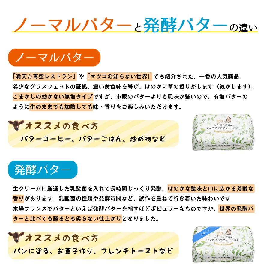 お歳暮 ギフト グラスフェッドバター 発酵＆ノーマル 国産 100g 食べ比べ バターコーヒー グラスフェッド 放牧 ［冷蔵便 冷凍同梱可］nov