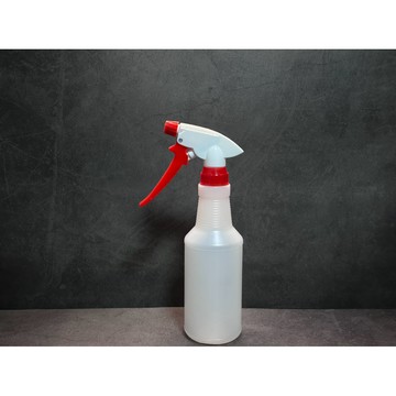 白紅 長柄耐酸鹼噴頭 28/400｜NBR橡膠＋316彈簧＋500ml HDPE瓶｜汽車美容 化學藥劑組