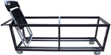 需專案報價台灣製 折合椅收納車804b_3a (大約可放20張摺疊椅)手推車 貨物車 摺疊椅收納