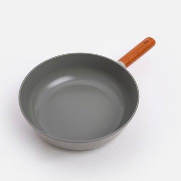 FIKA2.0鑄造不沾炒鍋26CM-暗夜灰