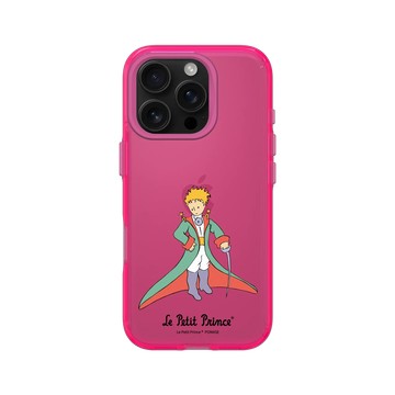 iPhone 16 Pro Clear 粉漾桃 - Le Petit Prince 小王子 - 正氣凌然小王子