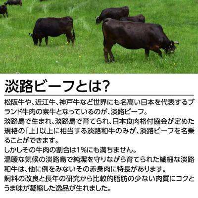 ふるさと納税 淡路市 淡路ビーフモモバラスライス500g