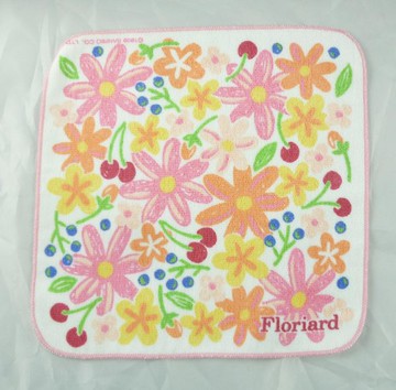 【震撼精品百貨】Floriard 小花 方巾 震撼日式精品百貨