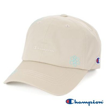 Champion 官方直營 中性 HY 花朵刺繡棒球帽-象牙色(161-0144-IVORY)