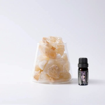 【Montagne】黃水晶｜富士山晶礦杯透明款（不贈杯蓋）｜薰衣草10ml_廠商直送