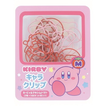 Nintendo 任天堂 卡比造型迴紋針 可愛造型辦公室小物 文件整理好幫手  10入  1入