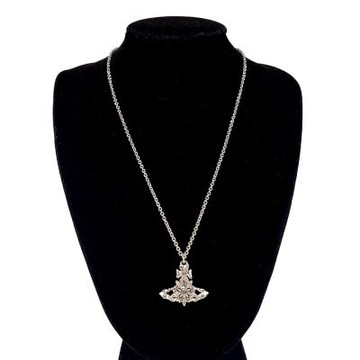 Vivienne Westwood Mariette 項鍊(銀/雪花風格鑲晶鑽土星環logo)