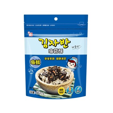 【韓味不二】海樂多海苔酥50g-海鮮