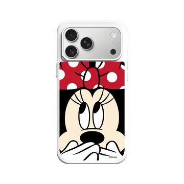 iPhone 17 Pro Max SolidX 白 - 迪士尼-米奇 Mickey - 米妮摀嘴