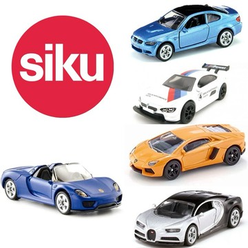快速出貨［我買超跑了]  Siku 小汽車 保時捷 藍寶堅尼 BMW 布加迪 超跑 小車 SIKU