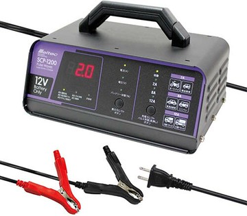 Meltec【日本代購】全自動脈衝電池充電器12V/12A PSE電池診斷功能SCP-1200