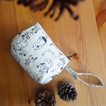 貓頭鷹日記・手拿包