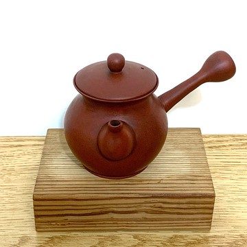 台灣【朱泥】手拉坯薄胎KyuuSu橫手急須壺12