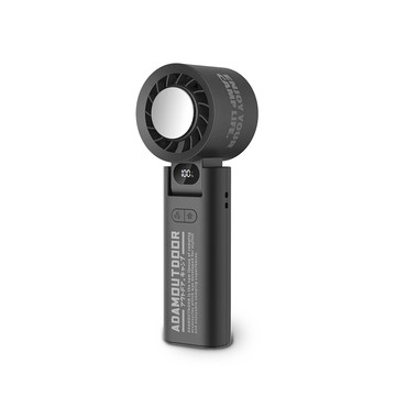 USB風扇 ADFN-HTF500 隨身掛繩機能冰鎮風扇 黑色