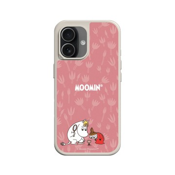 iPhone 17 SolidX 貝殼灰 - Moomin - 歌妮＆小美