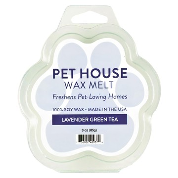 PET HOUSE 室內除臭寵物香氛蠟塊 薰衣草綠茶  1個  85g
