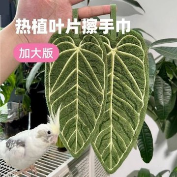 熱植物毛巾花燭葉子擦手巾掛式廚房衛生間浴室毛巾抹布吸水手帕
